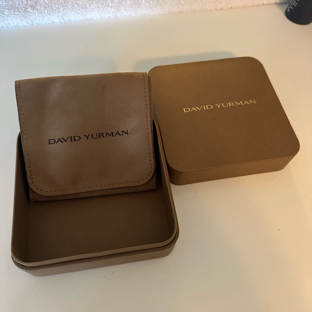 David Yurman Tan Jewelry Box